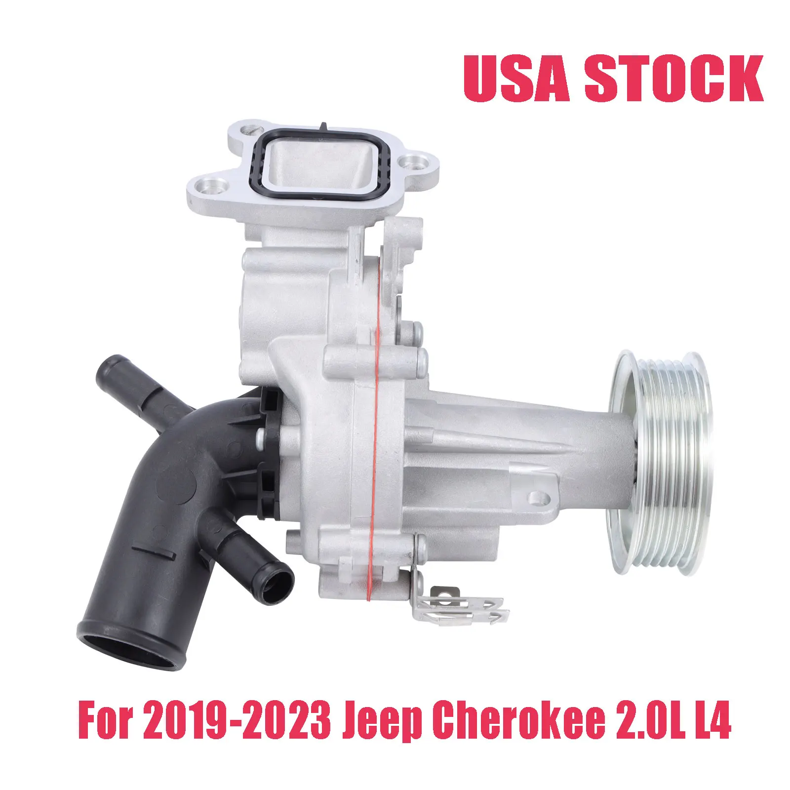 Water Pump 04893618AB 4893618AC 50055694 For 2019 2020 2021 2022 2023 Jeep Cherokee 2.0L L4