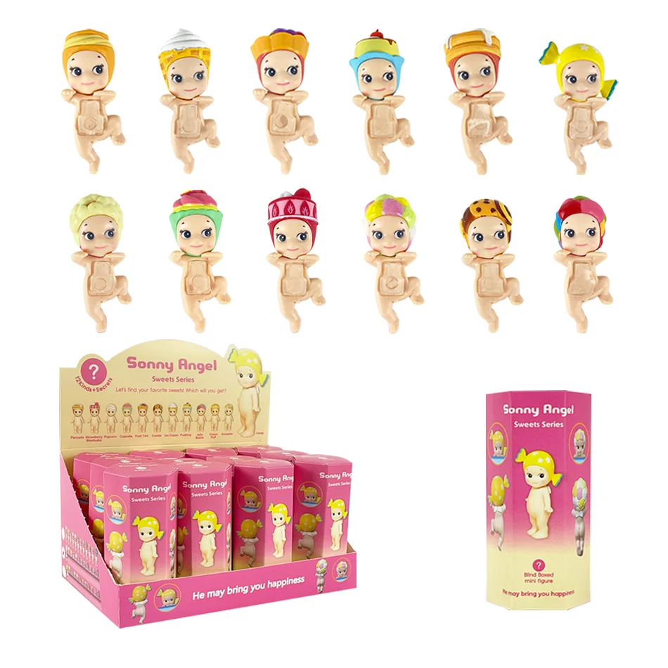 

Sonny Angel Party Angel candy Series Tide Play Doll Car Decoration Computer Mobile Phone Paste Decoration Cute Blind Box