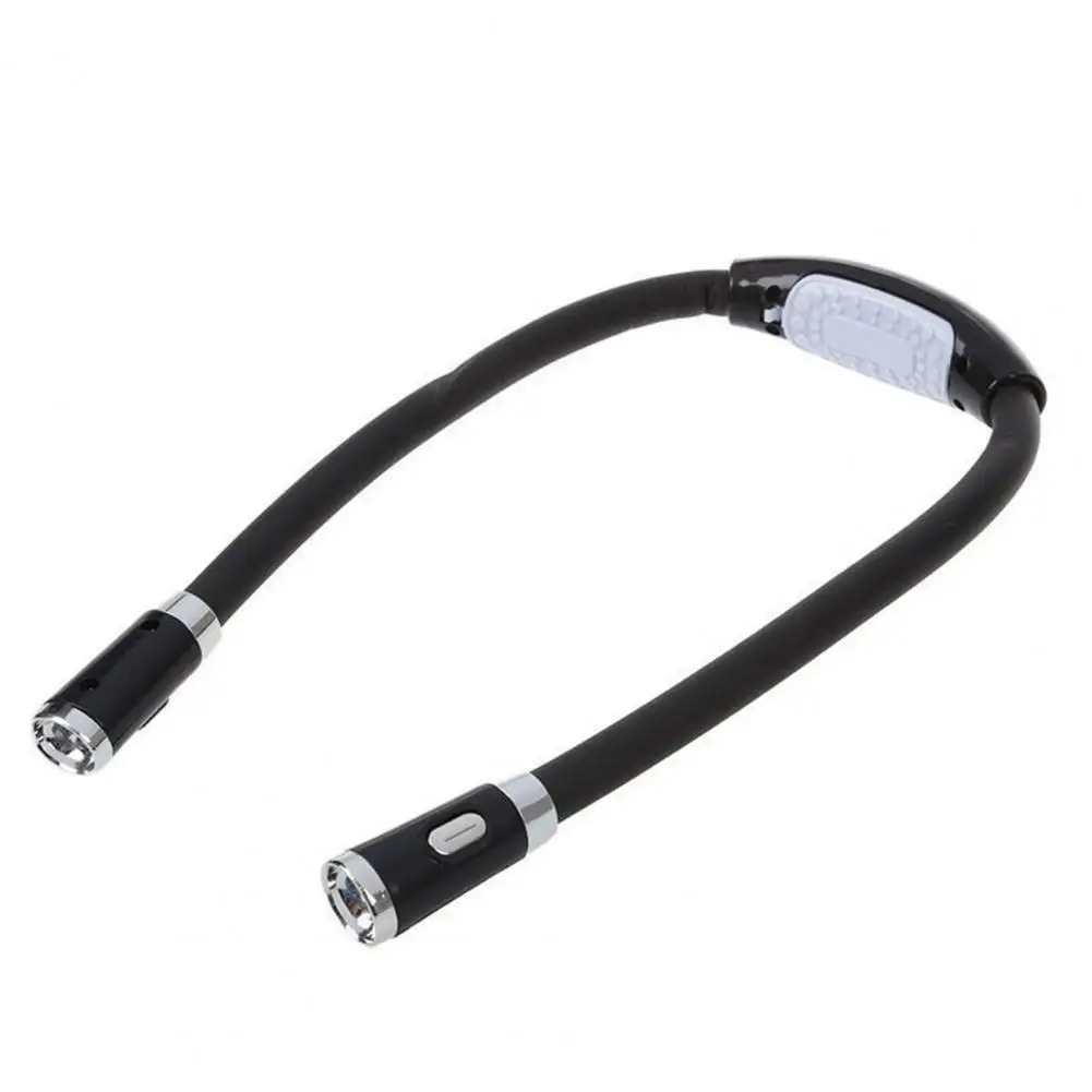 Hanging Neck Reading Light Headlight Hands Free Flexible 3 Modes Reading Lights Repairing Knitting Woking Light