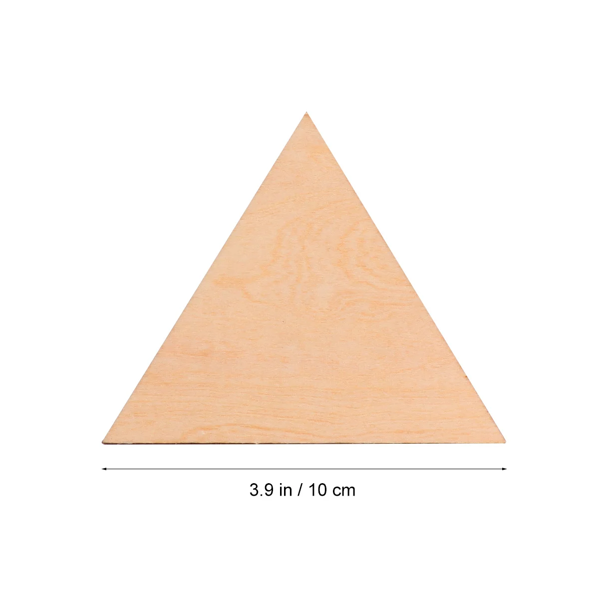 

15pcs Wooden Triangle Slices Unfinished Craft Supplies Diy Cutouts For Christmas Party Favors Wood Craft Ornament Handicrafts