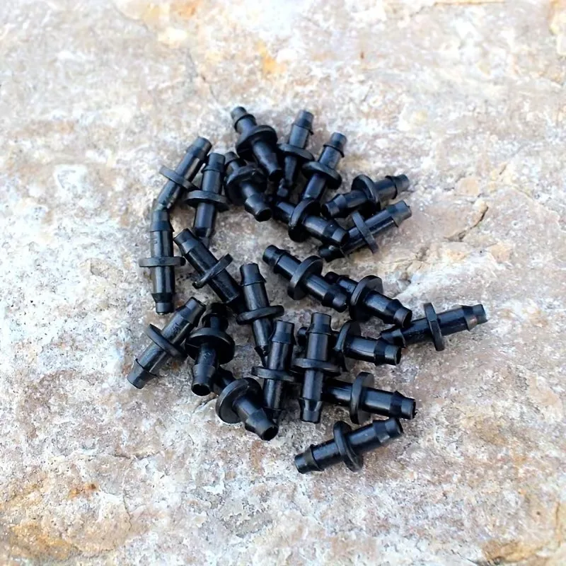 

67 шт. двойных капельных соединителей с двойным шипом, герметичные, простые в установке для сада и балкона, надежное шиповое соединение