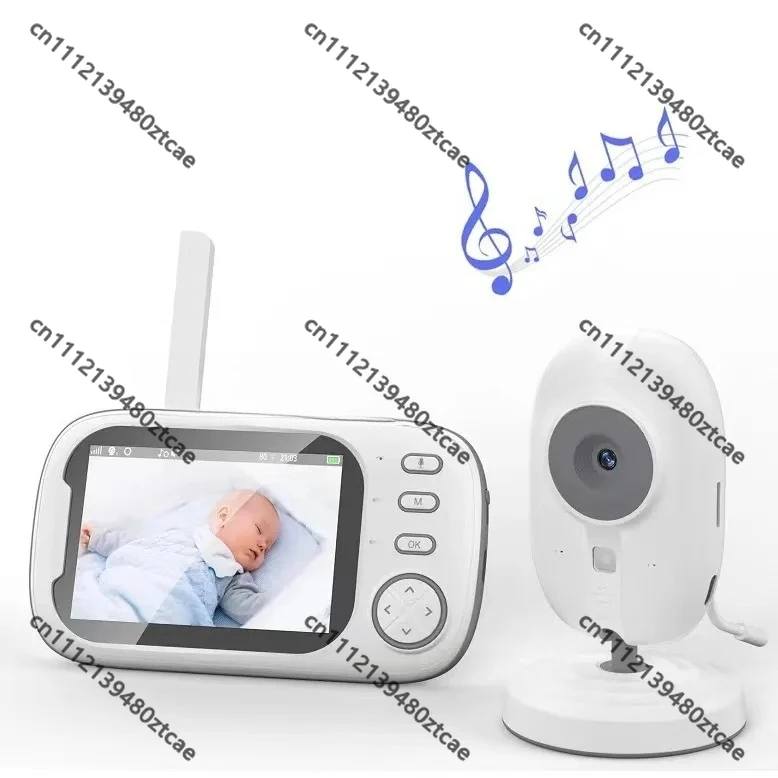 3.5 Inch Baby Monitor with Upgraded Camera Real-Time Video Baby Monitor Two-Way Audio Night Vision Security Baby Care Device