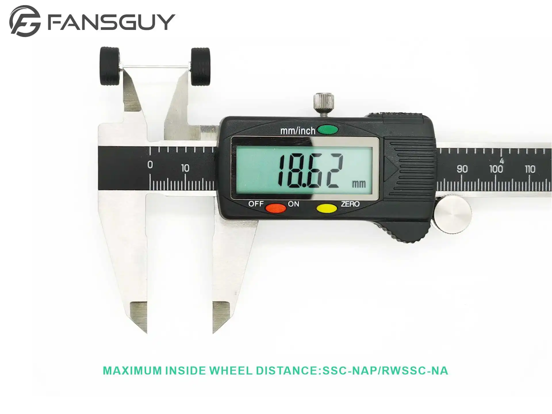 FANSGUY 5Set 10,80 mm 1/64 Radteile für Erwachsenen-Automodelle, abnehmbarer Reifen, RWSSC-N-Serie – Detail 2