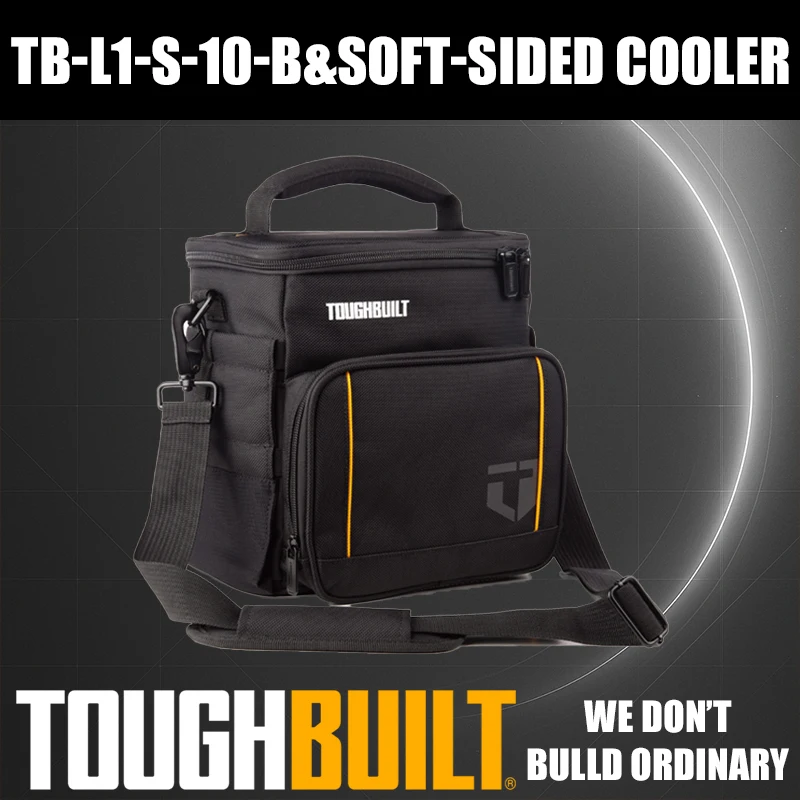 

ToughBuilt TB-L1-S-10-B Мягкая сумка-холодильник для упаковки инструментов Уличная складная изолированная сумка-холодильник для обеда для кемпинга