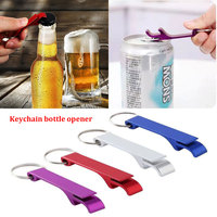 1PC Portable Beer Bottle Opener Keychain Mini Pocket Aluminum Alloy Beverage Beer Bottle Opener Wedding Party Favor Gifts
