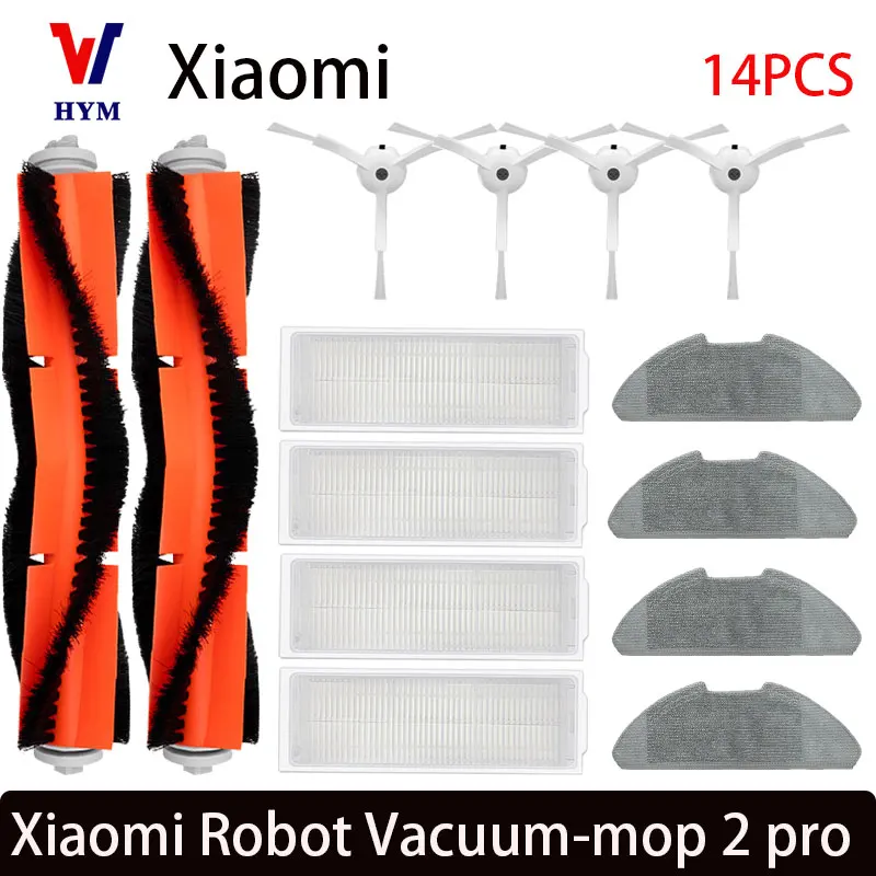 Voor Xiaomi Mi Robot Vacuüm-Mop 2 Pro/Lite MJST1SHW MJSTL Hepa Filter Mop Doek Belangrijkste Zijborstel Mijia Stofzuiger Accessoires