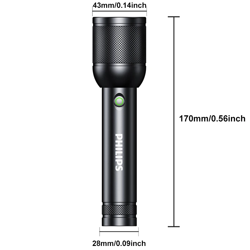 Imagem -06 - Philips-lanternas Led Brilhantes e Potentes Lâmpada de Campismo Caminhadas ao ar Livre Autodefesa 1000m 3200 Lumen 20w