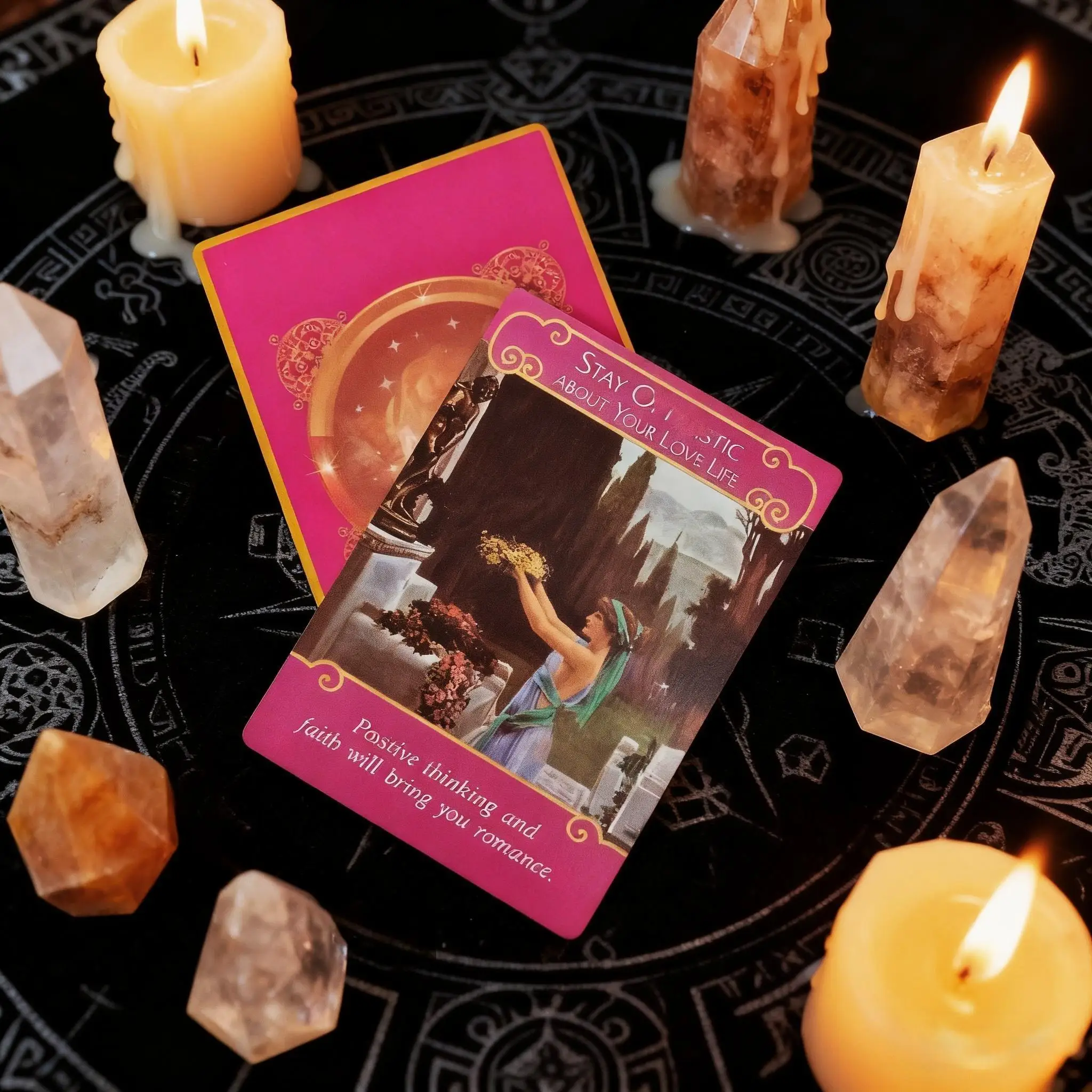 Romance Angels Oracle cartes Spanis anglais lire destin jeu de société Oracle jeu de cartes à jouer jeux pour fête divertissement personnel