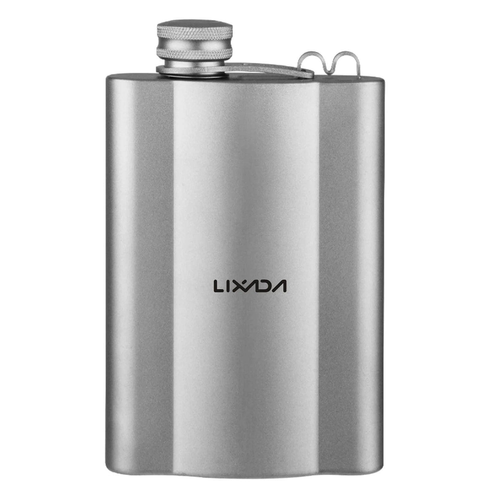 

Ti Hip Flask 240ml Portable Wine Bottle Outdoor Camping Whiskey Alcohol Drinkware backpacking wine flask