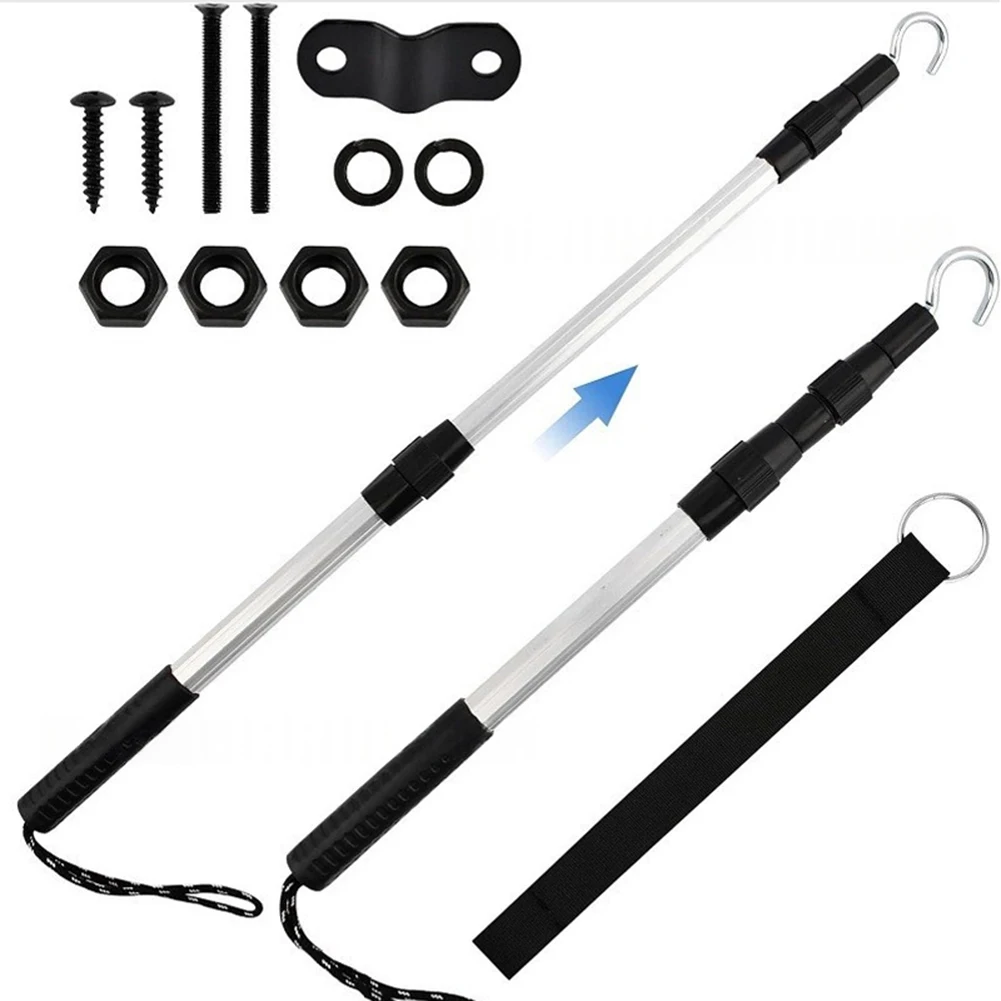 Flexible Attic Pull System Home Storage Extension Pole Set 0.9m After Stretching Attic Pull-down Hook Dual for access Methods