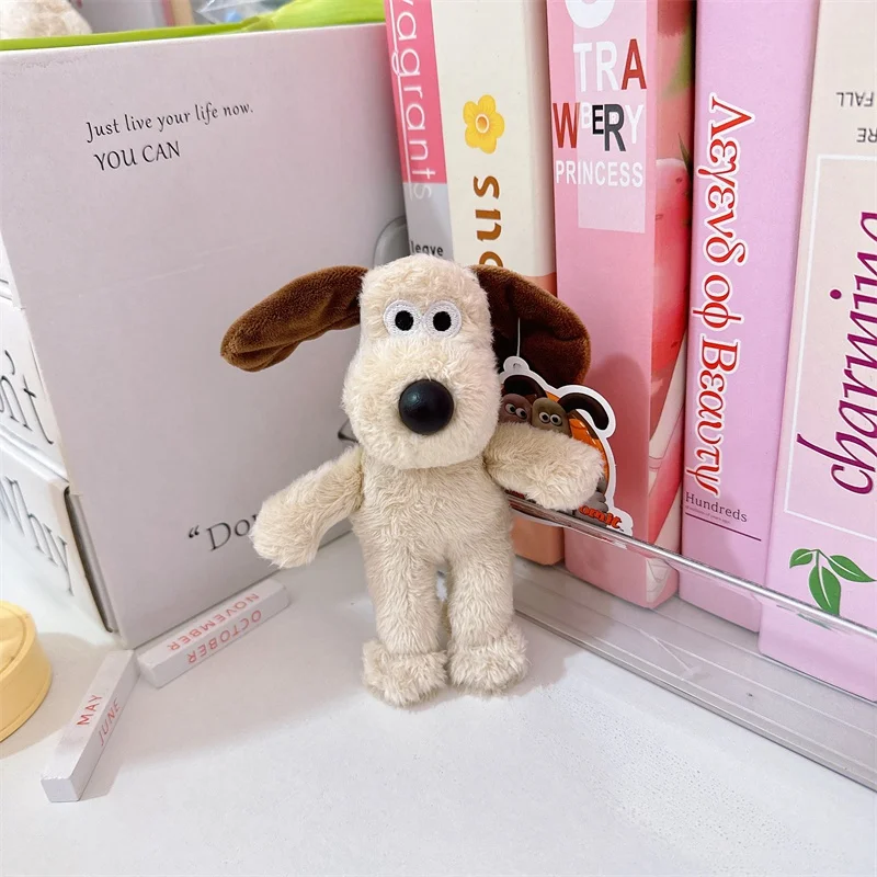 لطيف الشيف الكلب جروميت أفخم والاس اللعب أنيمي جرو الكلب محشوة الدمى غرفة ديكور الكلب لعبة جمع الاطفال عيد الميلاد هدية عيد الميلاد