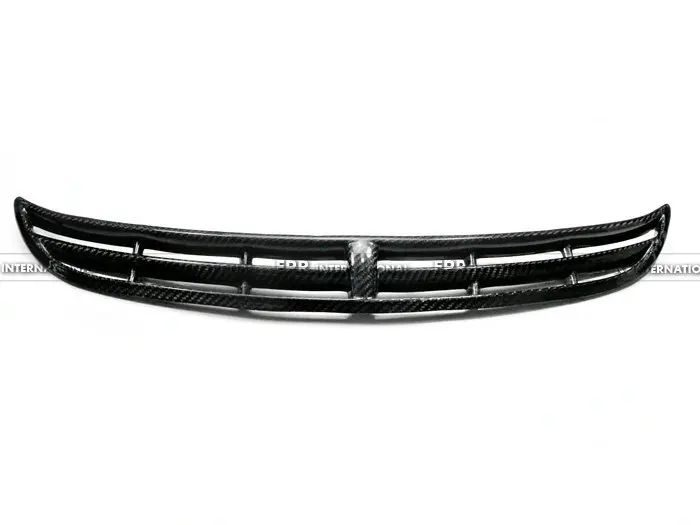 Suitable for Porsche Boxster 987 997 GT3 modified carbon fiber medium mesh cover, front bar mesh intake cover - view 4