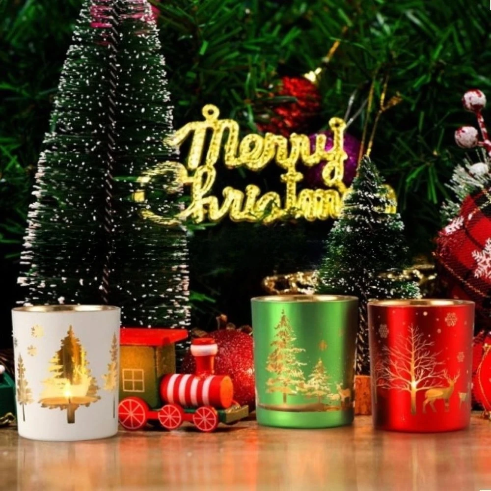 Bécipients en verre de noël po - Candle Making Jars Wholesale avis et prix