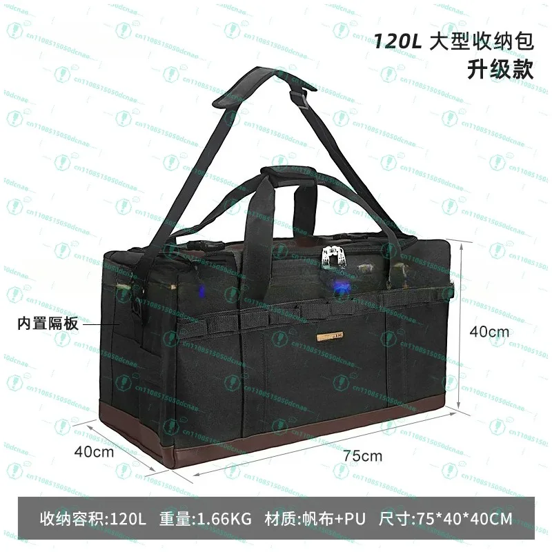 

Large capacity outdoor camping storage bag tent sleeping equipment bag portable multi-functional canvas utility