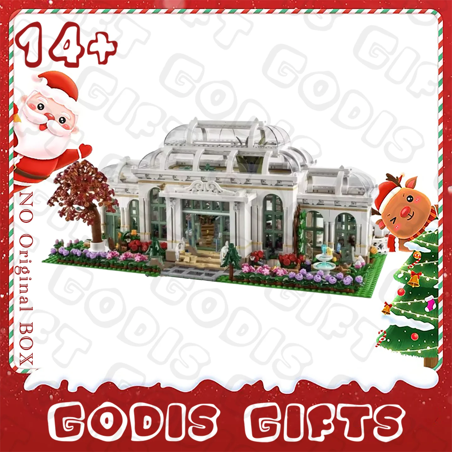 

2025 популярная модель ботанического сада, вид на улицу, строительные блоки, сборка своими руками 21353, для мальчиков и девочек, детей, взрослых, рождественские подарки