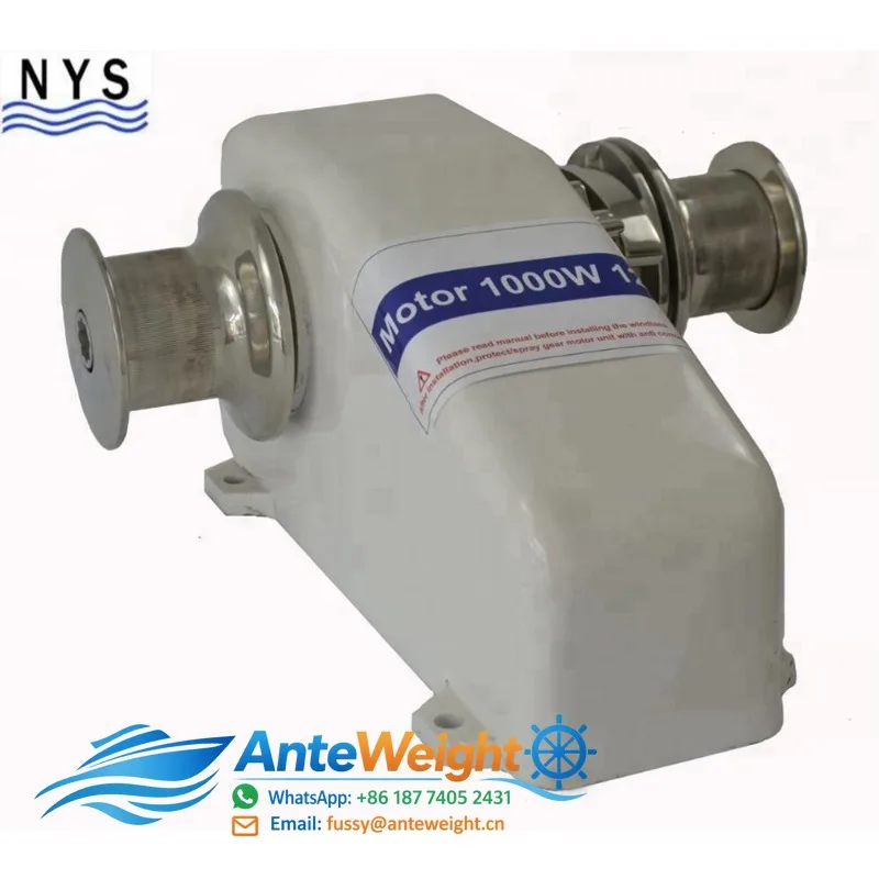 Horizontal Anchor Winch  Anchor Windlass Boat Windlass 600W 12V/24V