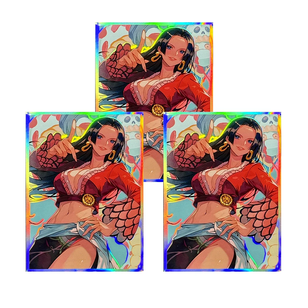 60PCS Boa·Hancock Card Sleeves Trading Card Protector Foil Cards Shield Outer Cover Magic OPCG 67x92mm Premium Card Sleeve