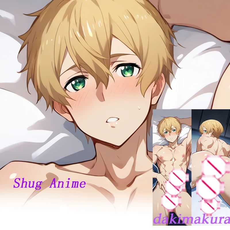 Dakimakura أنيمي Eugeo SAO futa 1 على الوجهين طباعة بالحجم الطبيعي وسادة للجسم غطاء الفراش الهدايا #3