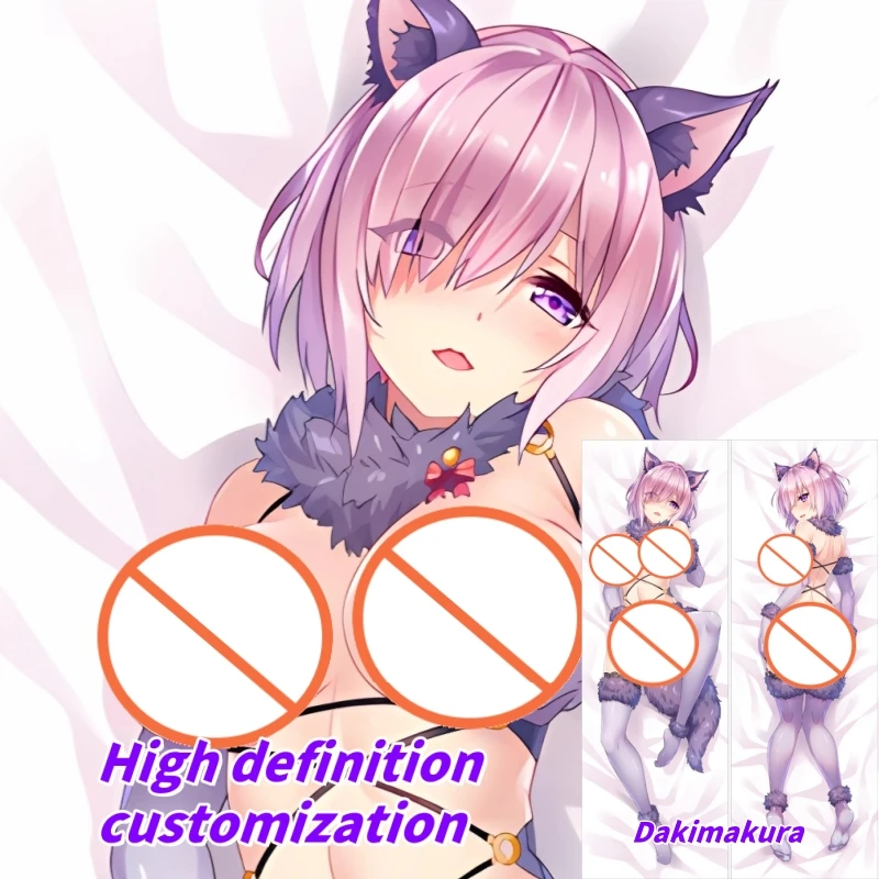 

Dakimakura Anime Pillow Case Fate Mash Kyrielight Double-sided Print Of Life-size Body Pillowcase Gifts