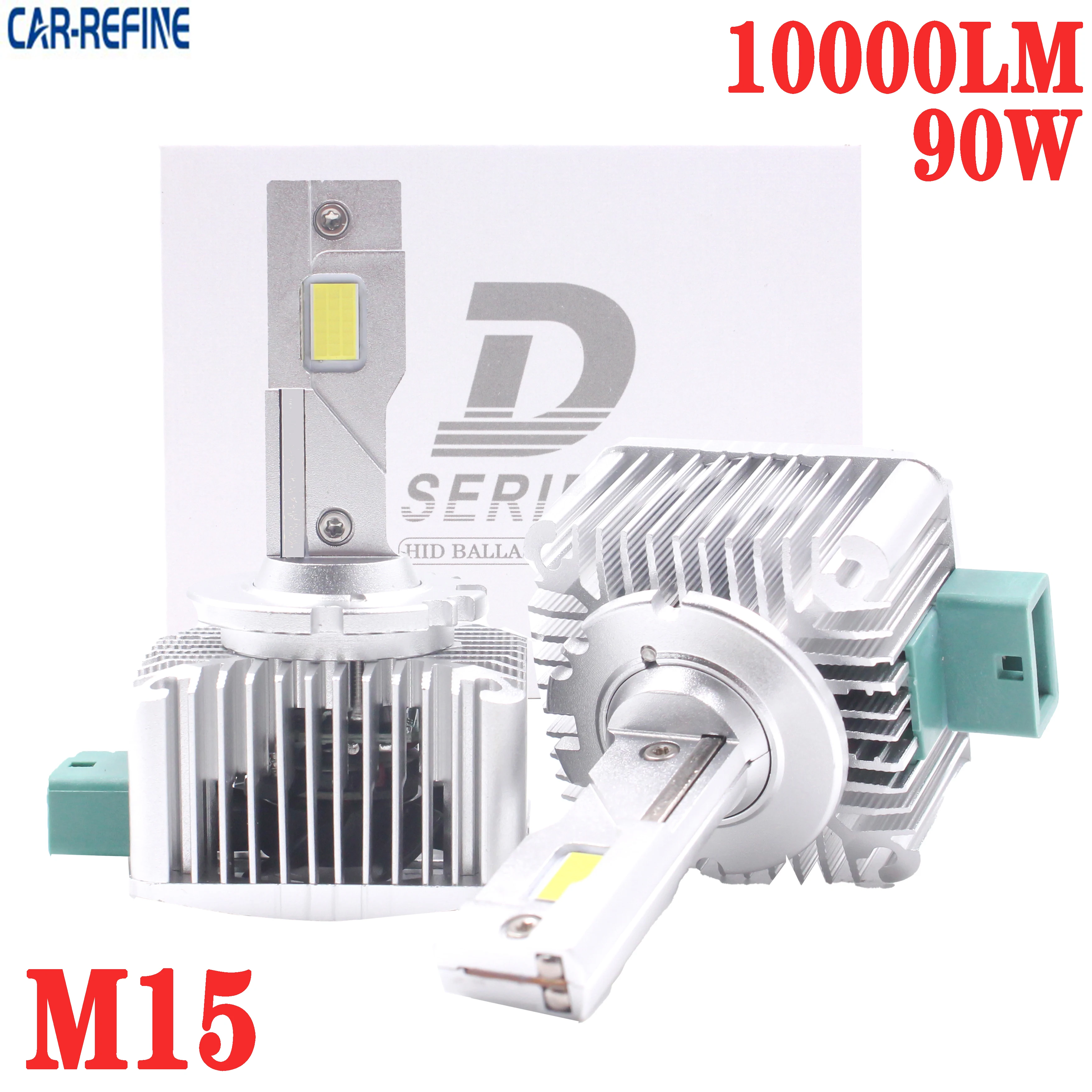 10000Lm 90W D1S Led Headlights Bulb Canbus D1S D2S D3S D4S D8S D5S Led Xenons Headlight D1R D2R D3R D4R D8R LED HID Light 6000k