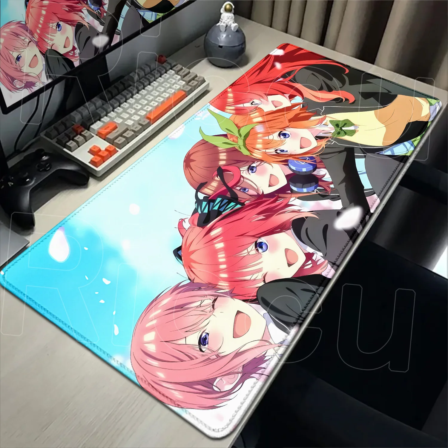 Office Mats XXL The Quintessentials Quintuplets HD Mouse Pad Accessories Computer Gamer MousePad Anime Girl Keyboard PC Desk Mat
