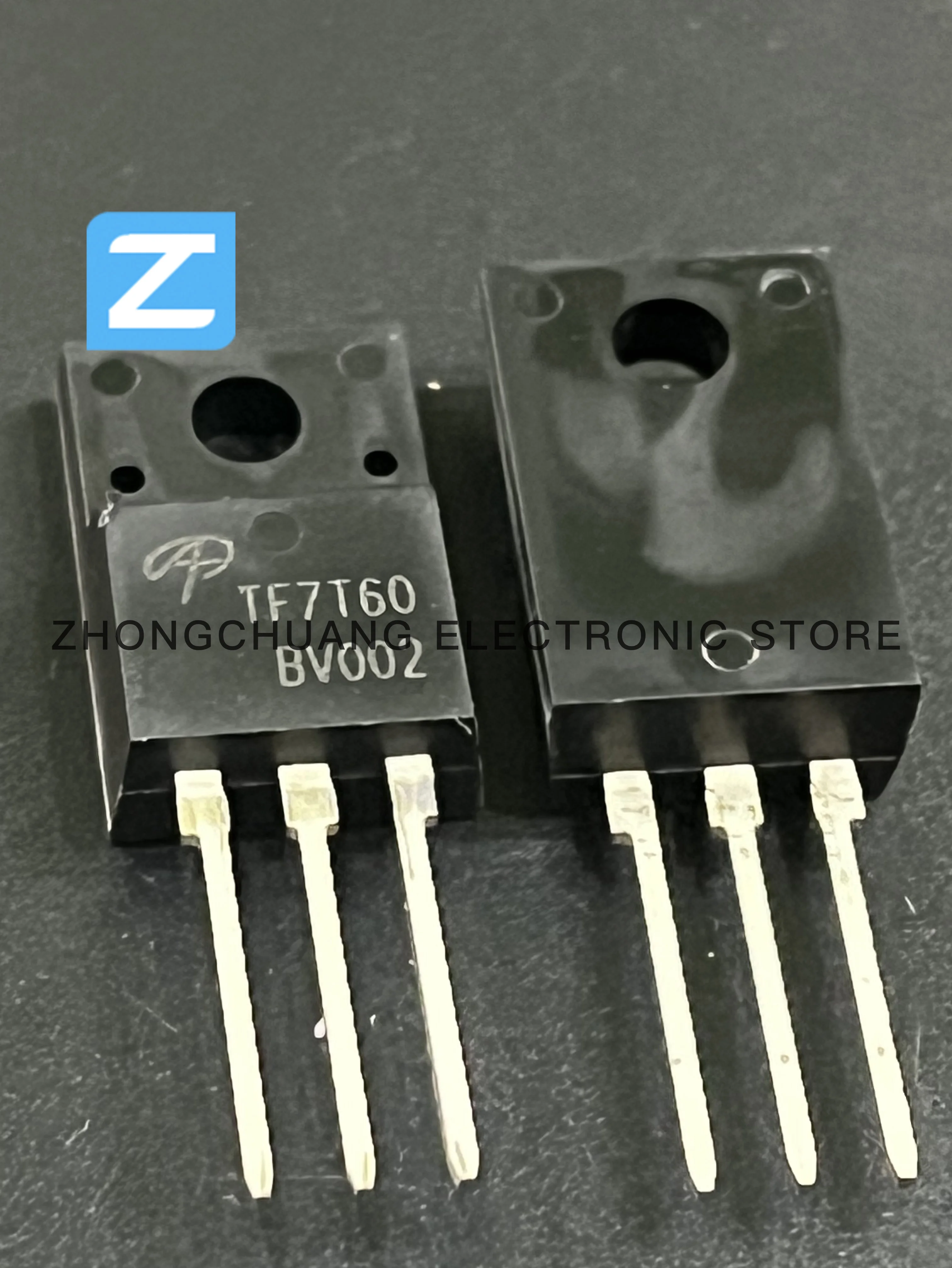 1-10PCS AOTF7T60 TF7T60 TO-220F 600V 7A N-Channel MOSFET new original