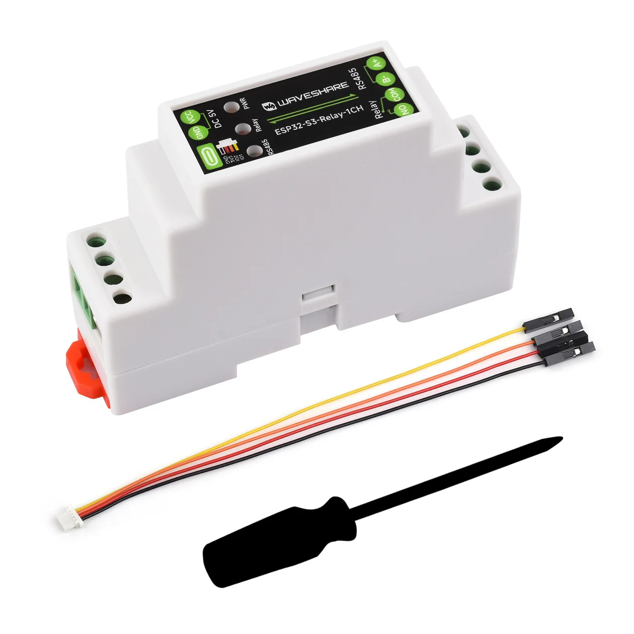 Picture 6: Waveshare Industrial 1-Channel ESP32-S3 WiFi Relay Module, Supports WiFi / Bluetooth / RS485 Control, With Multiple Isolation