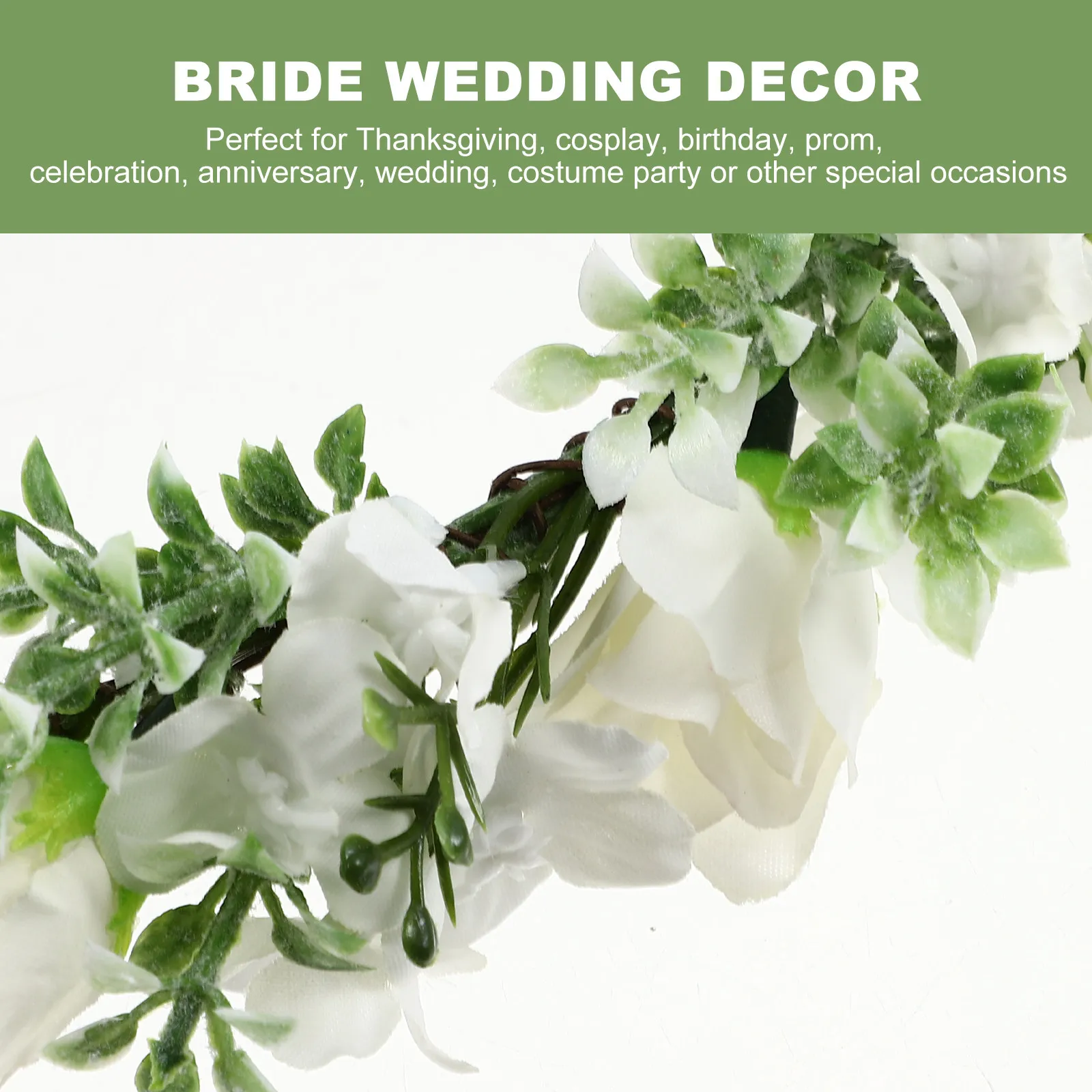 

Элегантный легкий цветочный венок из роз для женщин и девочек: для свадьбы, выпускного, вечеринки, пляжа, отпуска