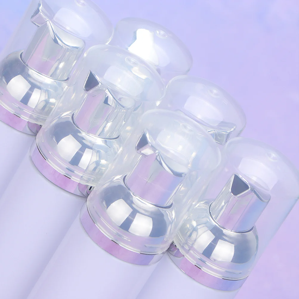 

6Pcs Bubble Making Bottles 50ml Plastic Pump Bottle Portable Refillable Dispenser Travel Shampoo Body Wash