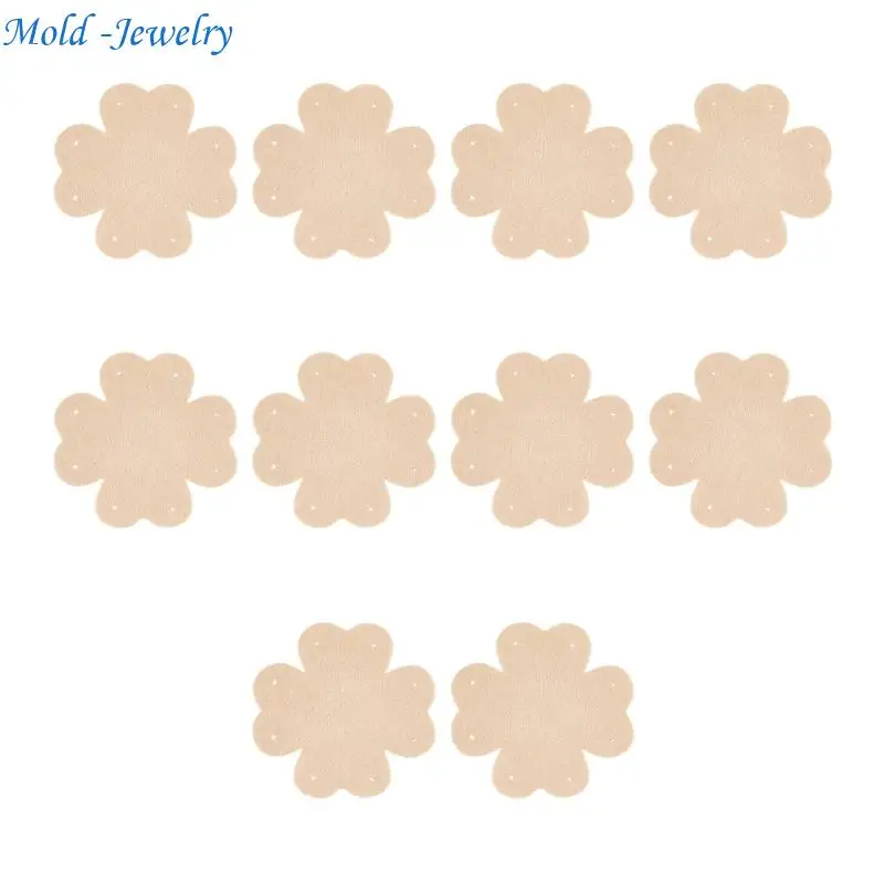 

69HB Earrings Storage Solution Felt Texture for Travel Use Keeps Jewelry Organized