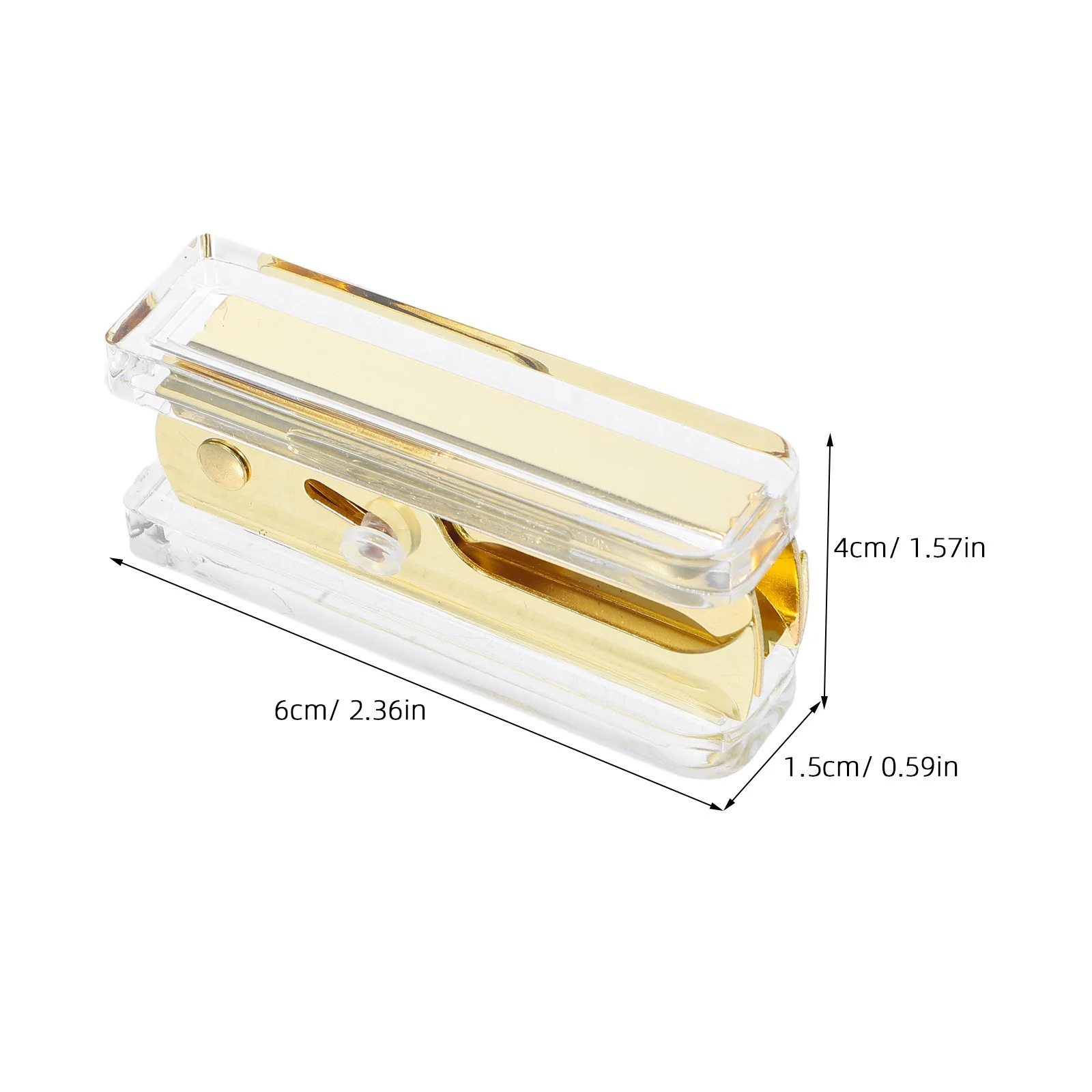 3 قطعة مزيلات التيلة من الأكريليك الشفاف، أداة إزالة التيلة الصغيرة المحمولة المريحة، مستلزمات مكتبية، كباسات شفافة للمكتب