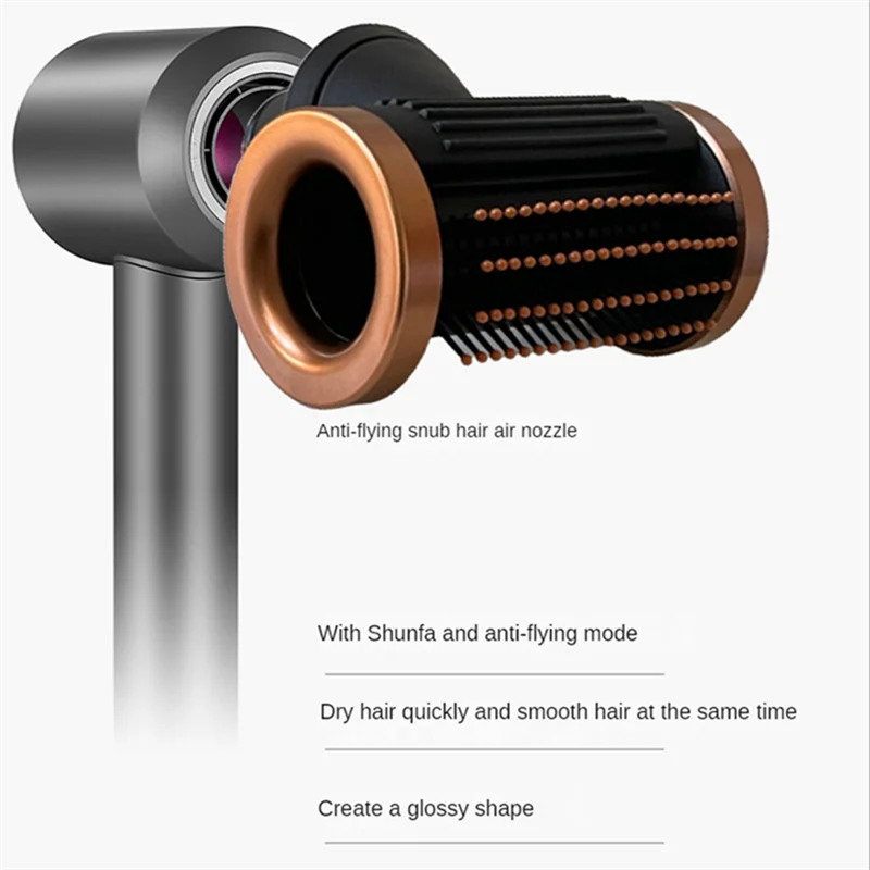 Outil de coiffure lisse pour Dyson Supersonic, buse anti-vol, peigne à dents larges, gris et or, HD01, HD02, HD03, HD04, HD08, HD15
