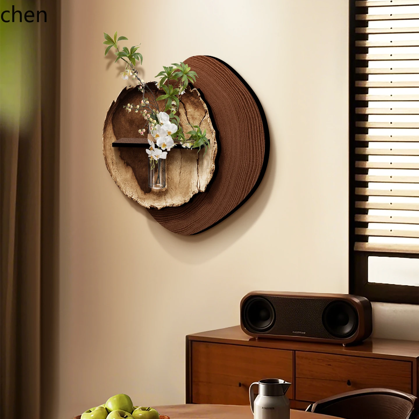HXL Hydroponic Green Plant Living Room Decorative Painting TV Background Restaurant Entrance Landscape Mural