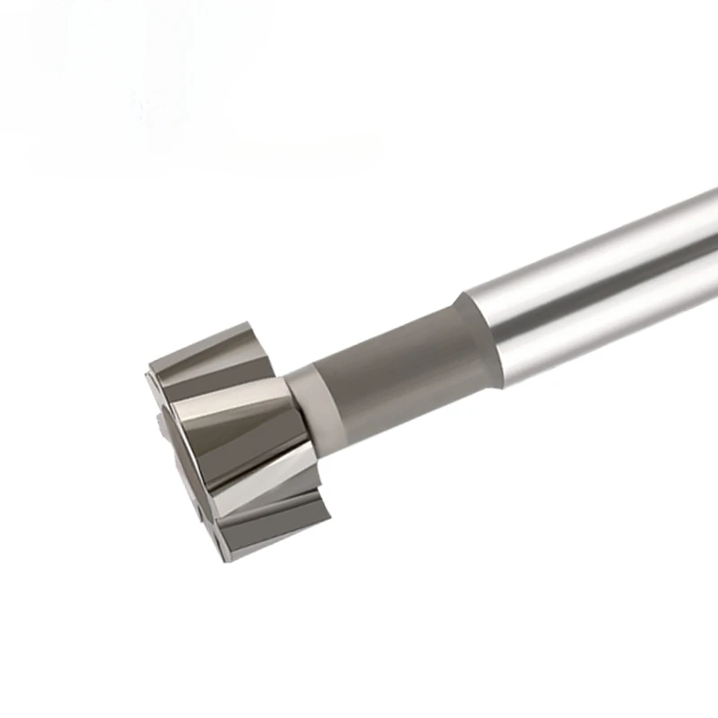 

1PC 8-50mm HSS T Slot High Speed Steel T-Groove End Mill Hard And Wear-Resistant Metal Milling Cutter CNC Machining Milling Tool
