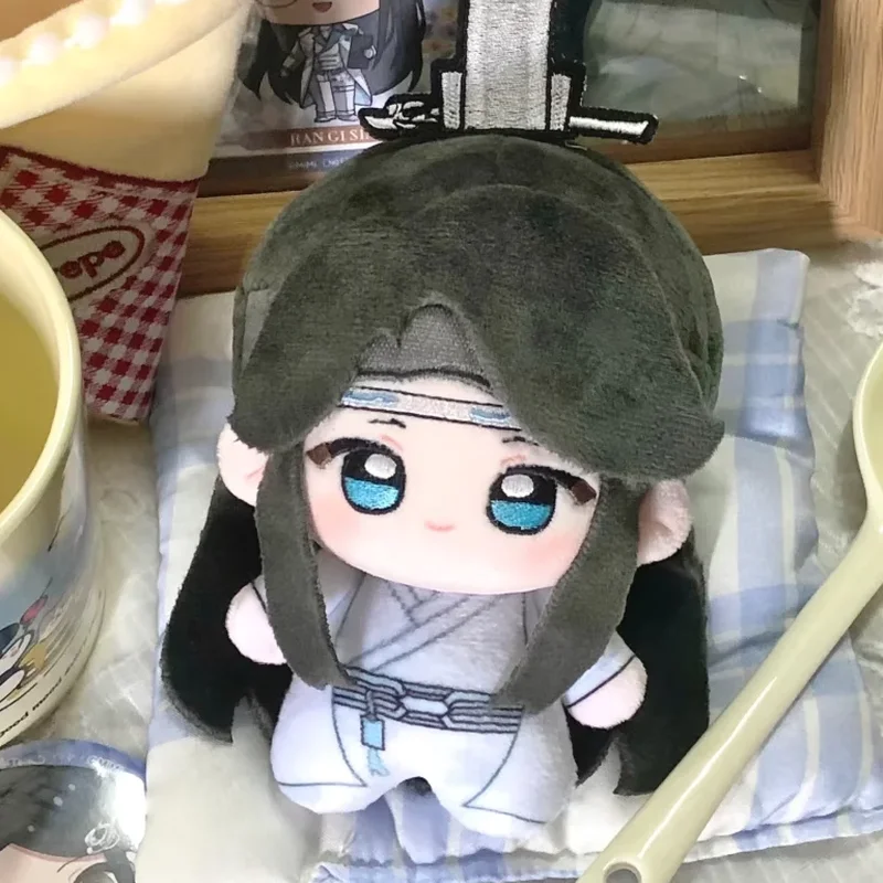 10 سنتيمتر Mdzs مطبوعة القطن دمية أنيمي الطرفية الذهبي ضوء ياو الأزرق شي تشن نو الجسم سمة دمية Pp القطن ملء المشجعين لعبة