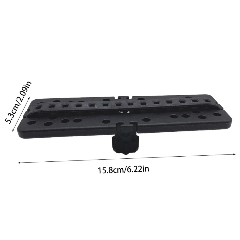 Corrosion Resistant Kayak Fishfinder Mounting Plate Rack Base Universal Silicone Bracket For Fishing Equipment Stability