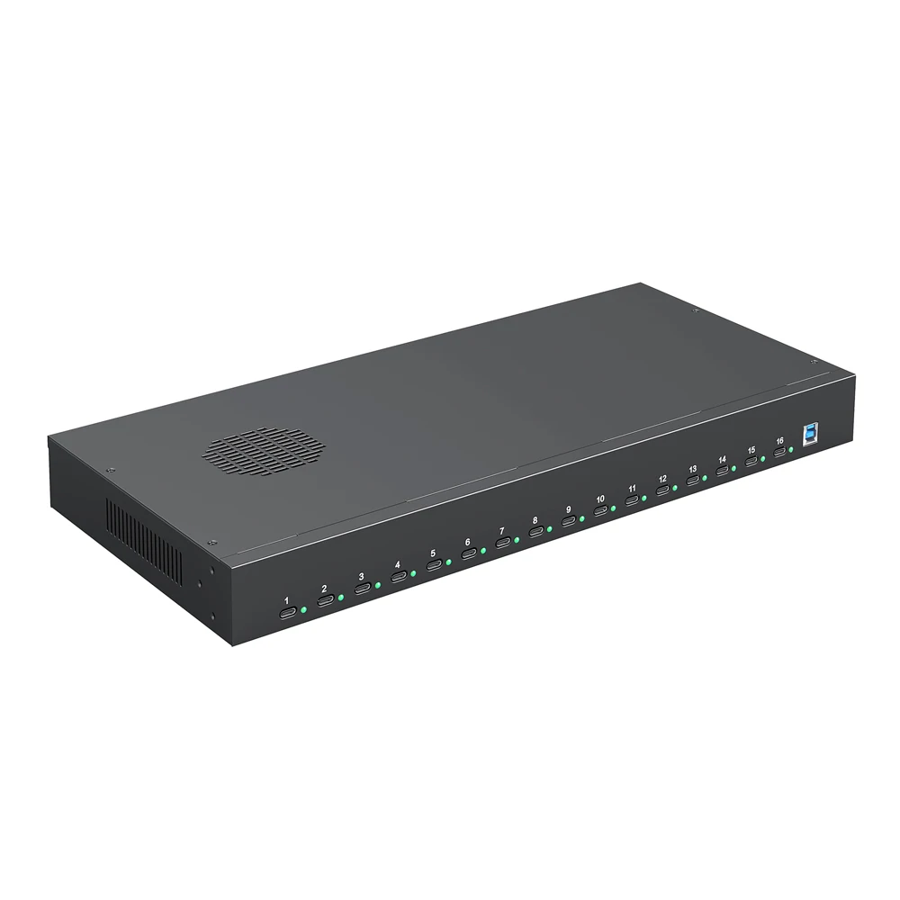 

A-165CP Sipolar 16 Port Type C 3.0 Hub 600W Fast Charging Hub Max PD30W USB C Hub Phone Dock Station Adapter