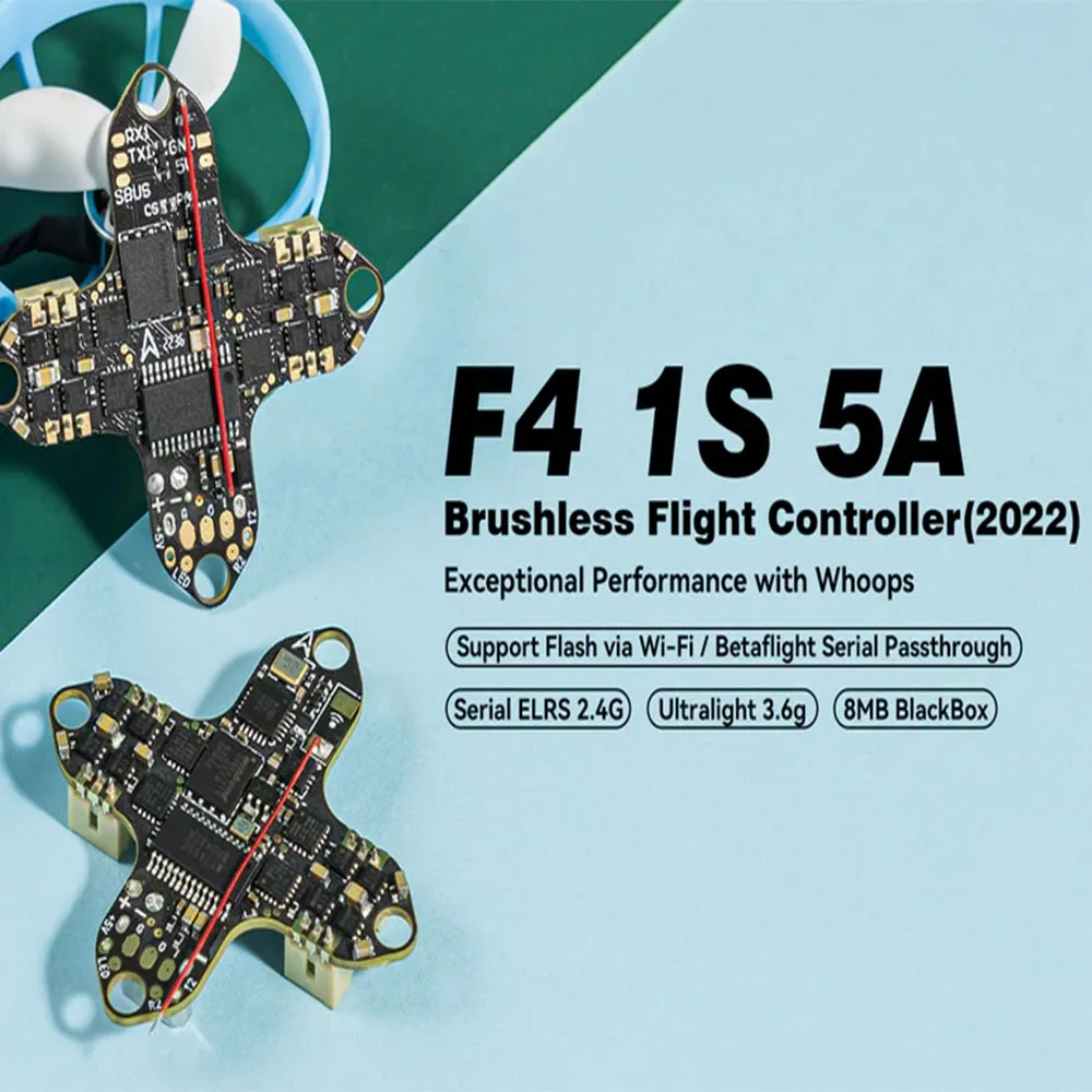 

BETAFPV F4 1S 5A AIO Brushless Flight Controller Built-in SPI ExpressLRS ELRS 2.4G Receiver for FPV Racing Drone Meteor 65 /75