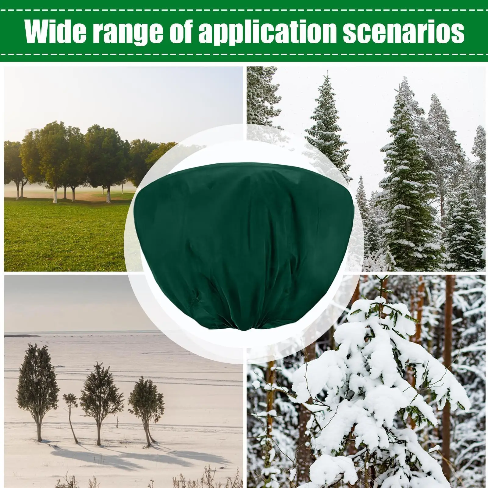 

Чехлы для растений на зиму 39,37x23,62 дюйма, складные дышащие солнцезащитные чехлы, зимние чехлы для растений, защита от замерзания для деревьев, розовых кустарников