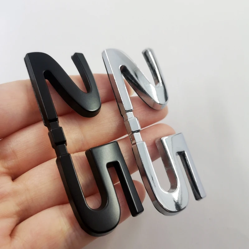 1 x Metal 2.5 Output Number Letter Car Auto Side Rear Emblem Badge Sticker Decal Replacement For Nissan 2.5 car sticker emblem