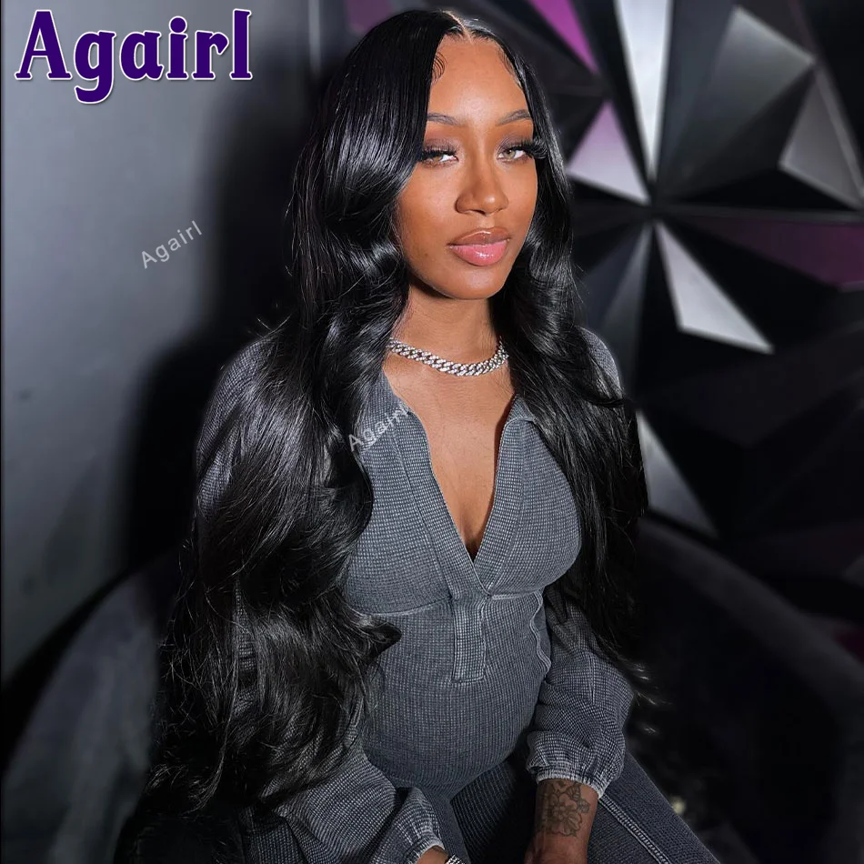 Middernachtblauw 13X6 Lace Front Pruik Human Hair 13X4 Ready Go Body Wave Lace Frontale Pruik Pretokkelde 6X4 Lace Sluiting Pruik Voor Vrouwen