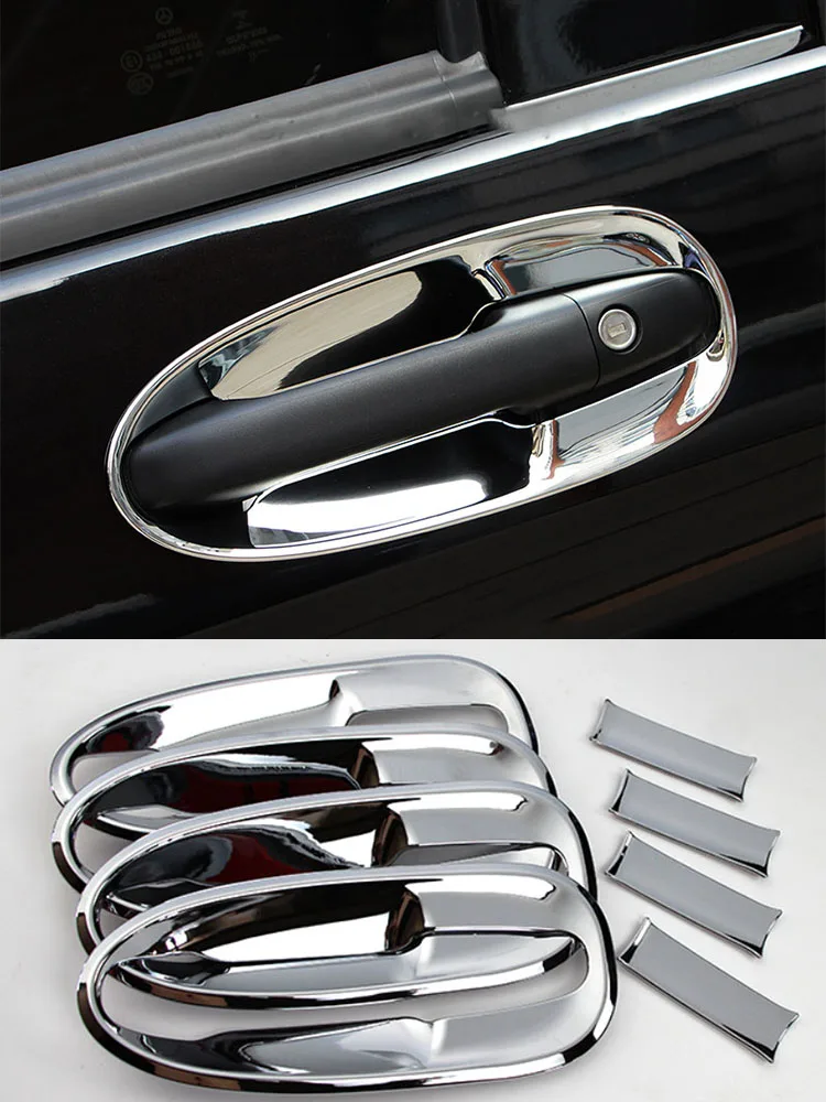 Chrome Exterior Door Handle Bowl Cover Trims For Mercedes Benz Vito EQV Metris Valente V-Class W447 Accessorie 2023 2024 V250