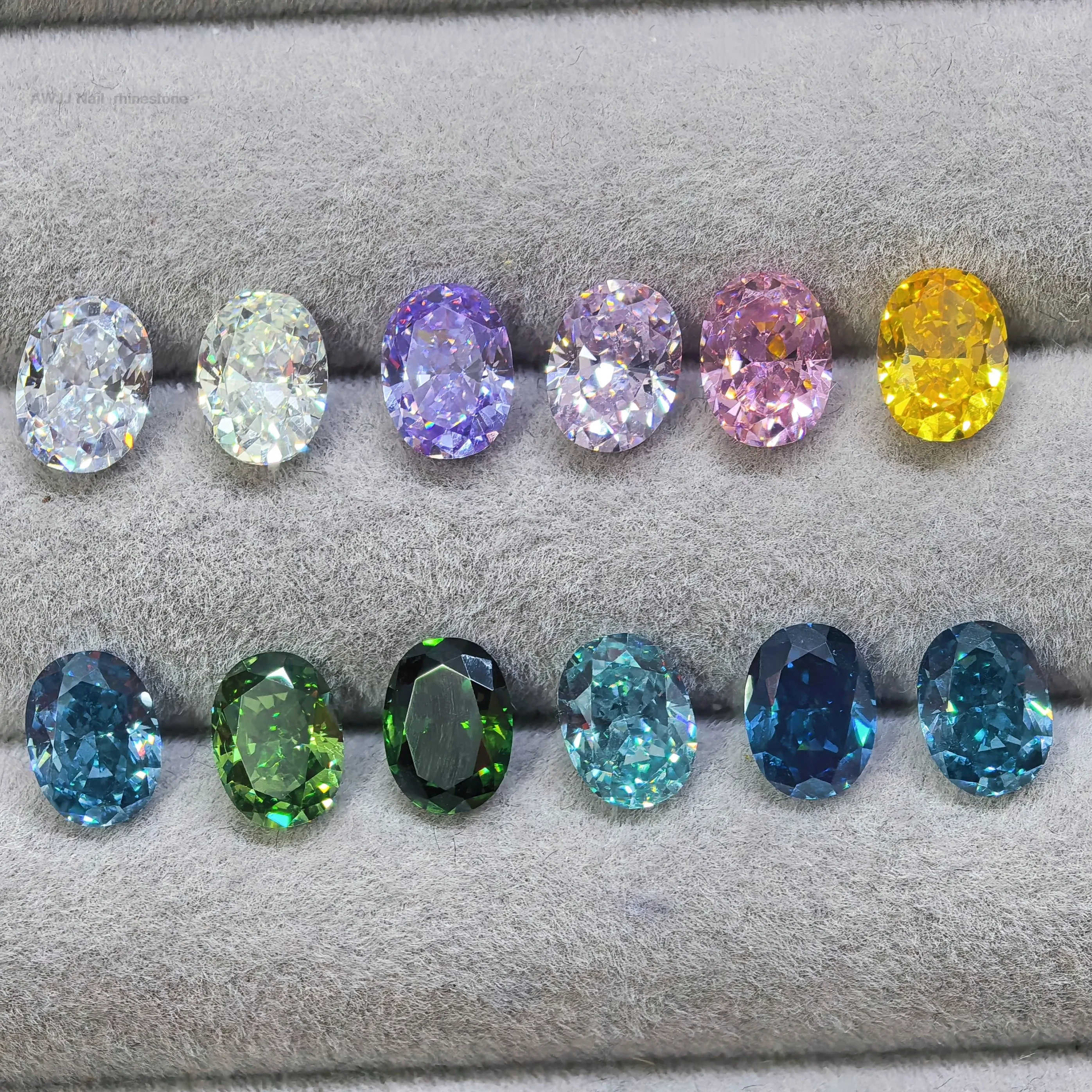 

AAAAA Ice Flower Cut 6*8mm Hand-Cut Gemstone Naked Shining Oval gems Used for inlayingtone DIY Fashion Daily Jewelry
