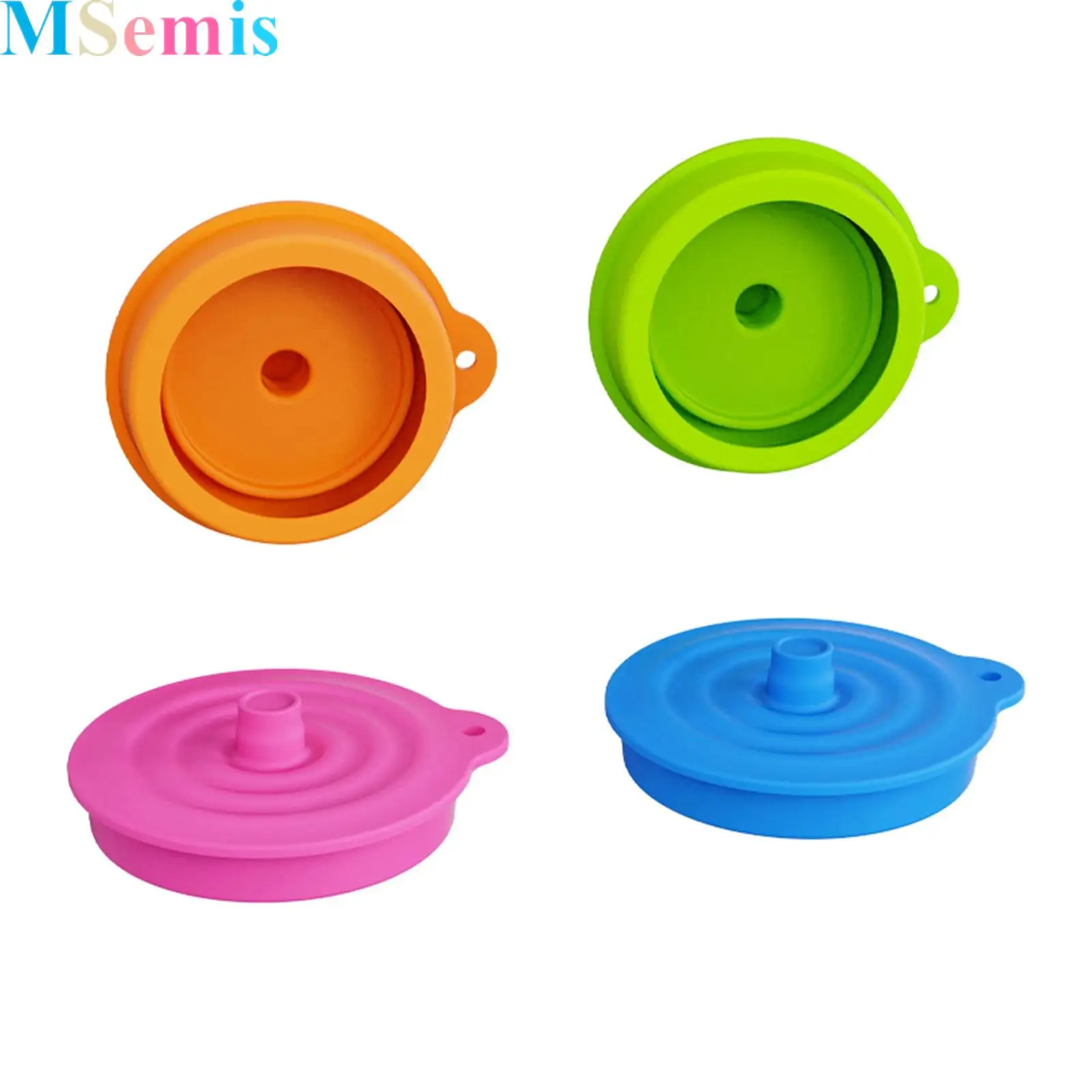 4Pcs Mixed-color Mason Jar Silicone Lids Wide-mouth Bottle Caps Sealing Leak-proof Preservation Lids for Home Kitchen