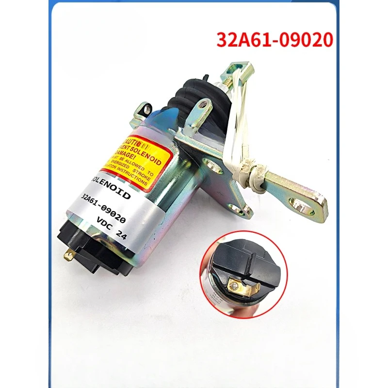 32A61-09020 32A610020 solenoid valve is suitable for Mitsubishi 4DQ SE SQ SS series engines 24V