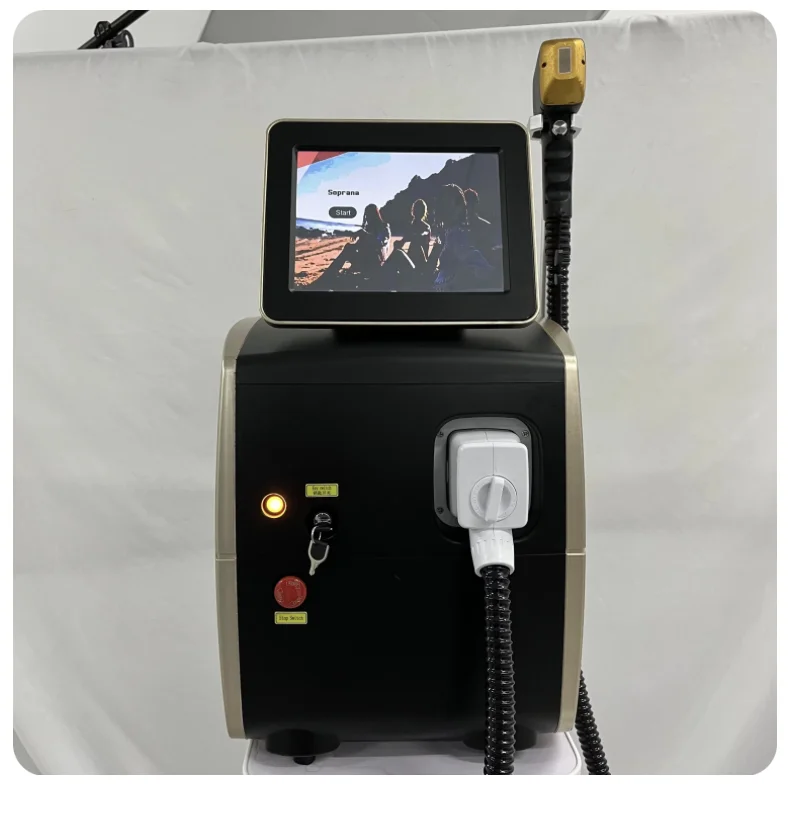 2025 Latest Portable 808nm Diode Hair Removal Machine Ice Titanium 4 Wavelength 3000W Painless Permanent Hair Removal Device