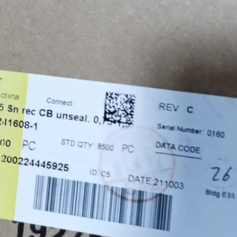 200 pz/lotto 12047581 12084200 12124075 1241608-1 13749482 1456968-3 1456968-3 connettore nuovo originale