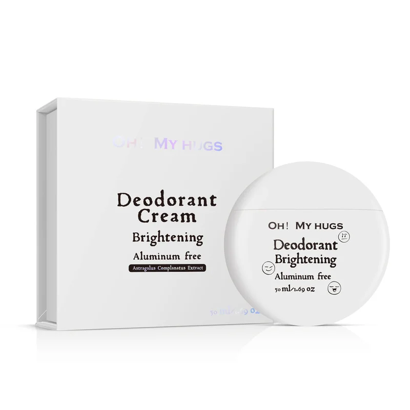 White Sunscreen Deodorant 2-in-1 SPF Protection Antiperspirant Odor Control Sweat Block for Outdoor Sports