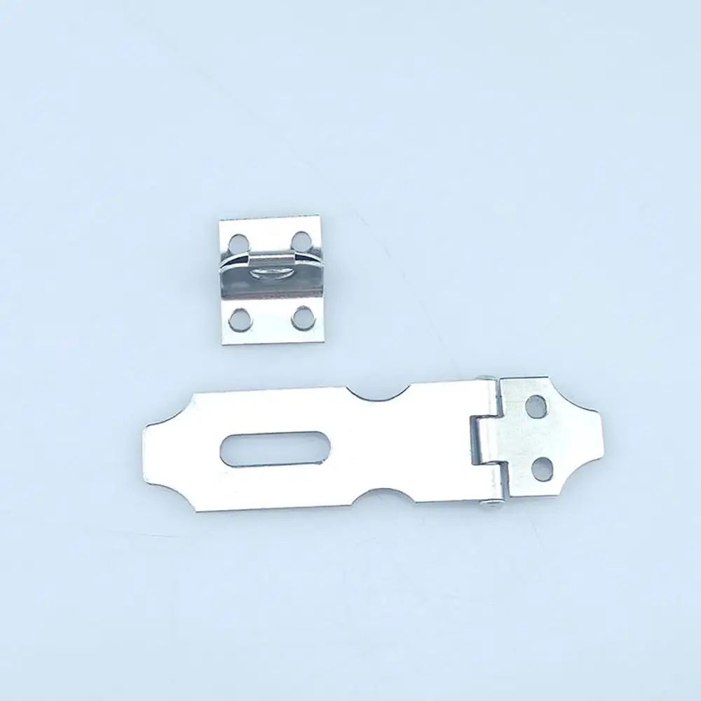 1Pcs Durable Padlock Clasp Door Lock Anti Theft Buckle Hardware Window Staple Hasp Staple Stainless Steel Shed Latch