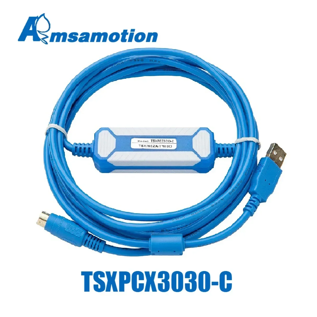 Подходит для программирующего кабеля Schneider Twido Neza Modicon PREMIUM M340 Series PLC TSXPCX3030-C с USB-портом для связи.